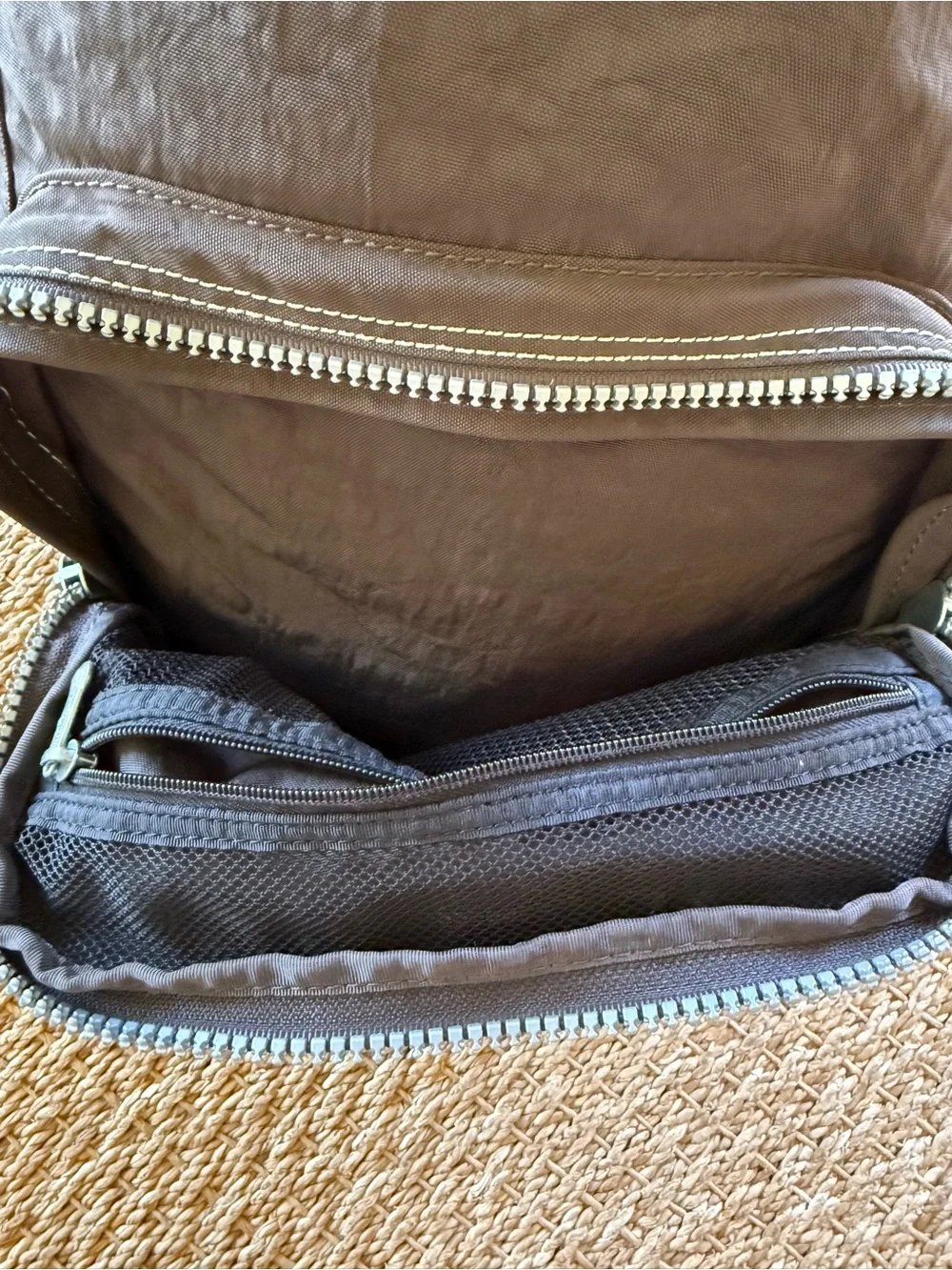 Kipling Backpack/Book Bag, Brown - Picture 6 of 9